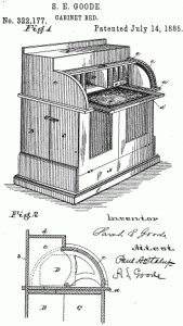 Patent Application for Sarah Goode's Folding Desk